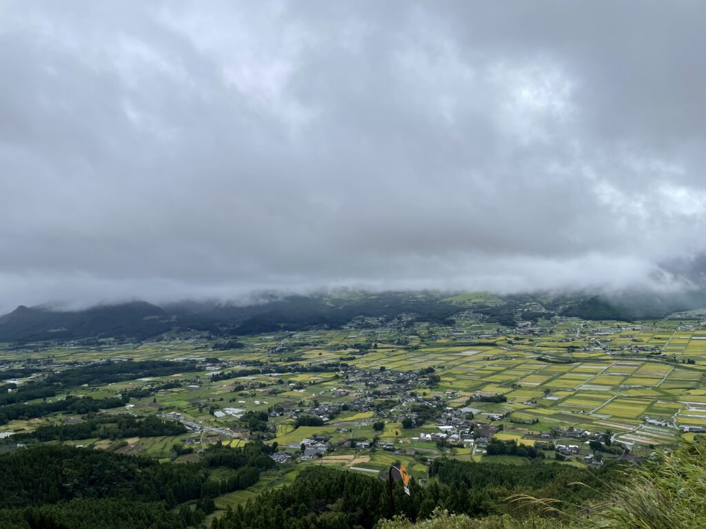 南阿蘇の田園風景の画像