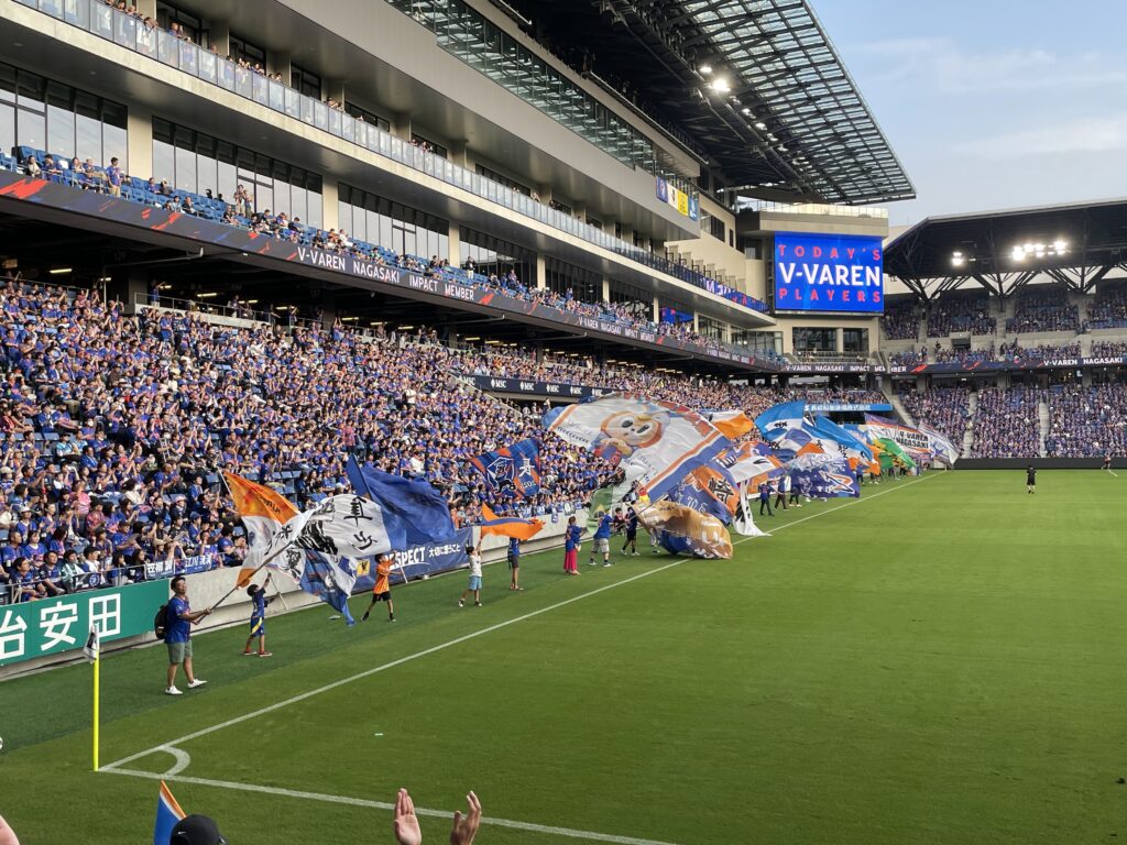 試合時のピースタの画像